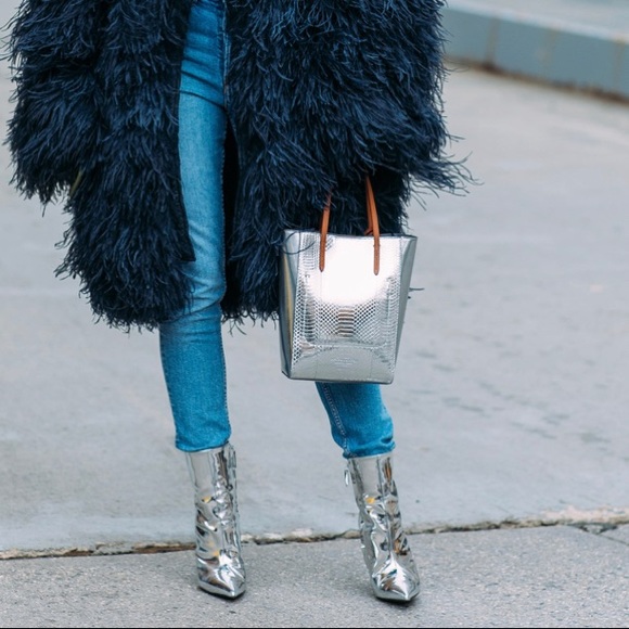 Shoes - Chrome booties